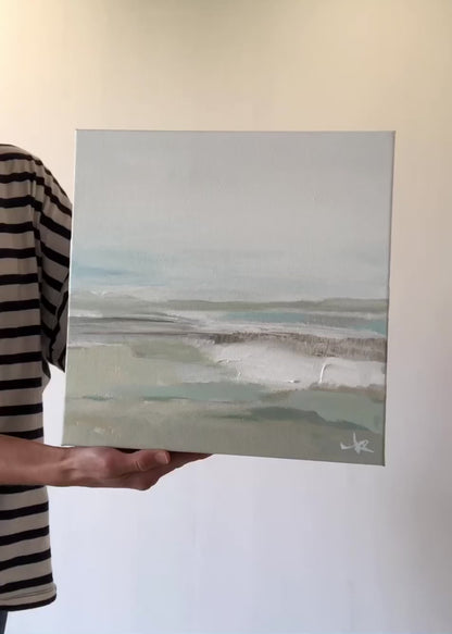 Serene Shoreline Diptych