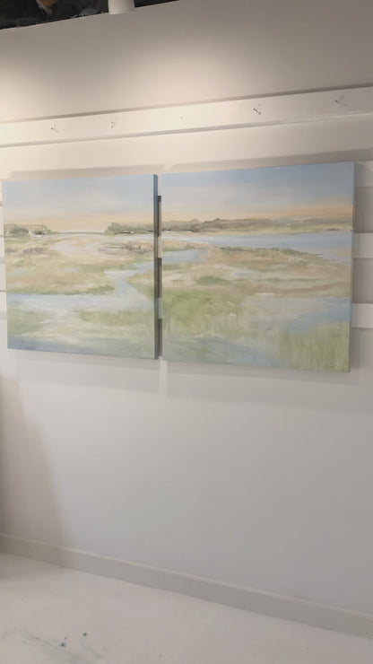 Flowing Marsh Diptych